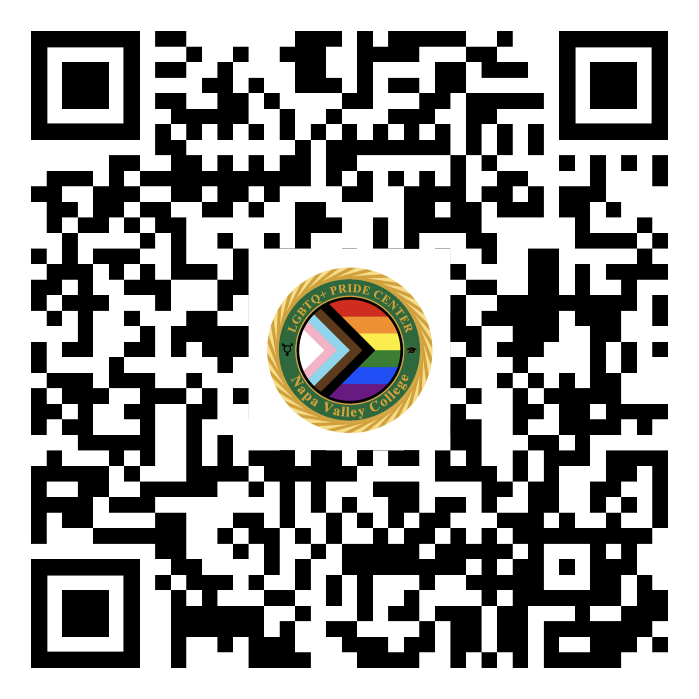 Pride center QR code