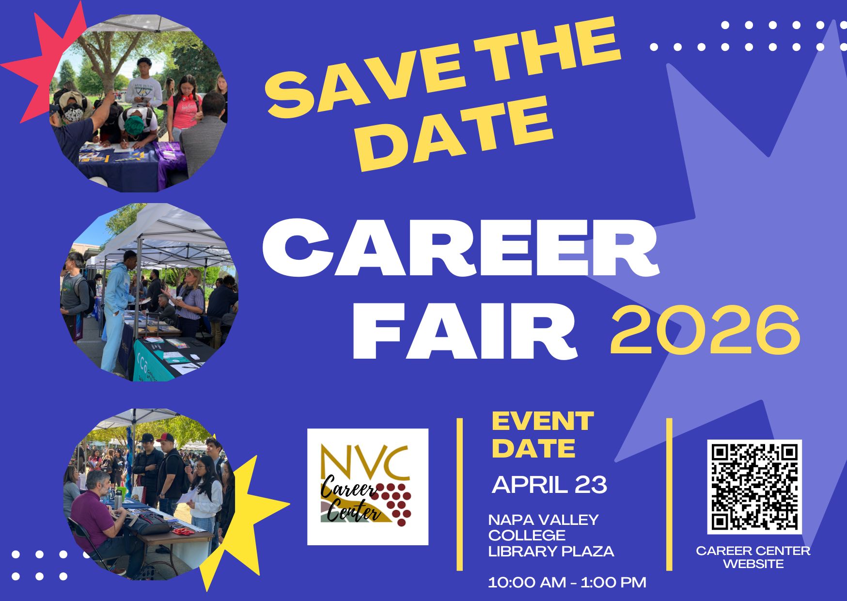 Save the Date Career Fair April 23, 2026