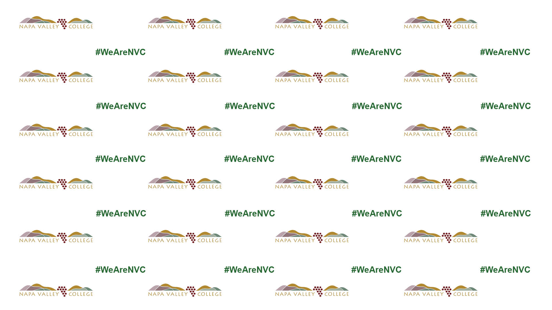 Zoom wall image of the NVC logo