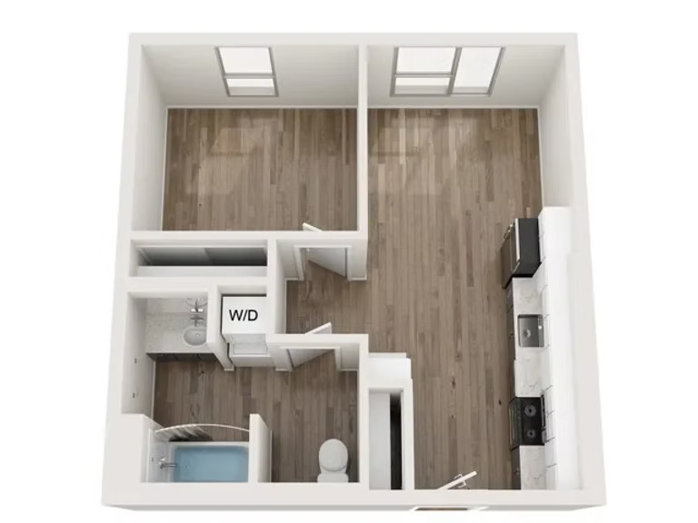 1 Bedroom Layout