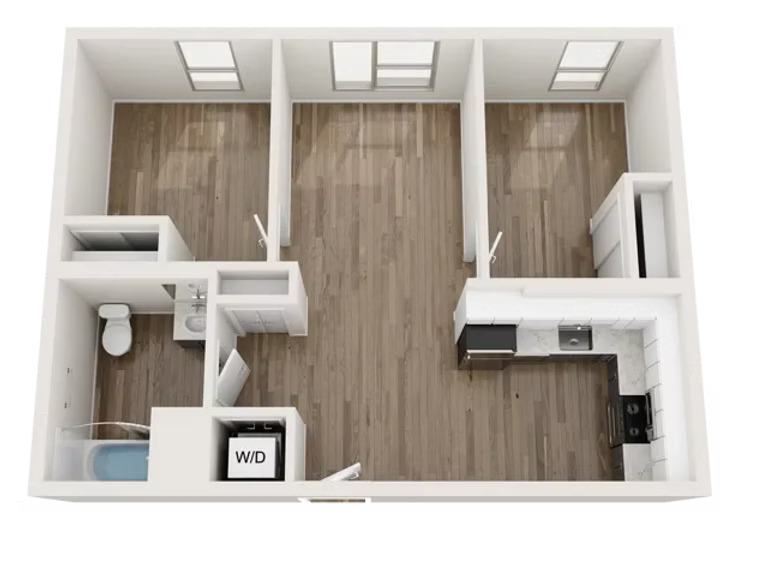 2 Bedroom Layout