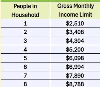 24-25 Income Eligibility Criteria